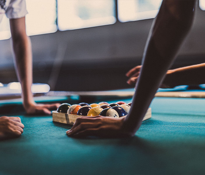 billiards at lumena clubhouse