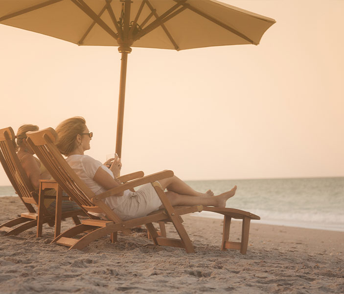 people lounging on Satellite Beach Florida