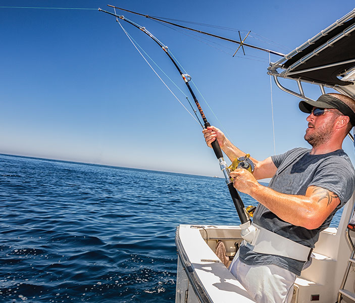 man fishing on Florida's Space Coast