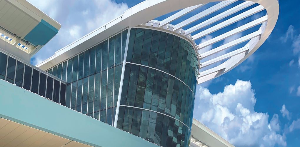 Exterior of Orlando International Airport