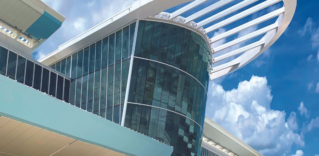 Exterior of Orlando International Airport