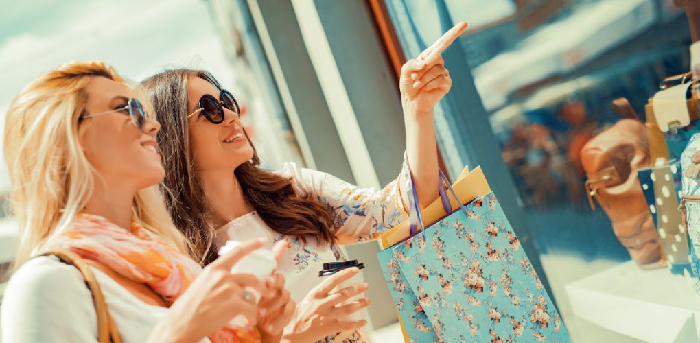 Shopping in a Florida Beach Town