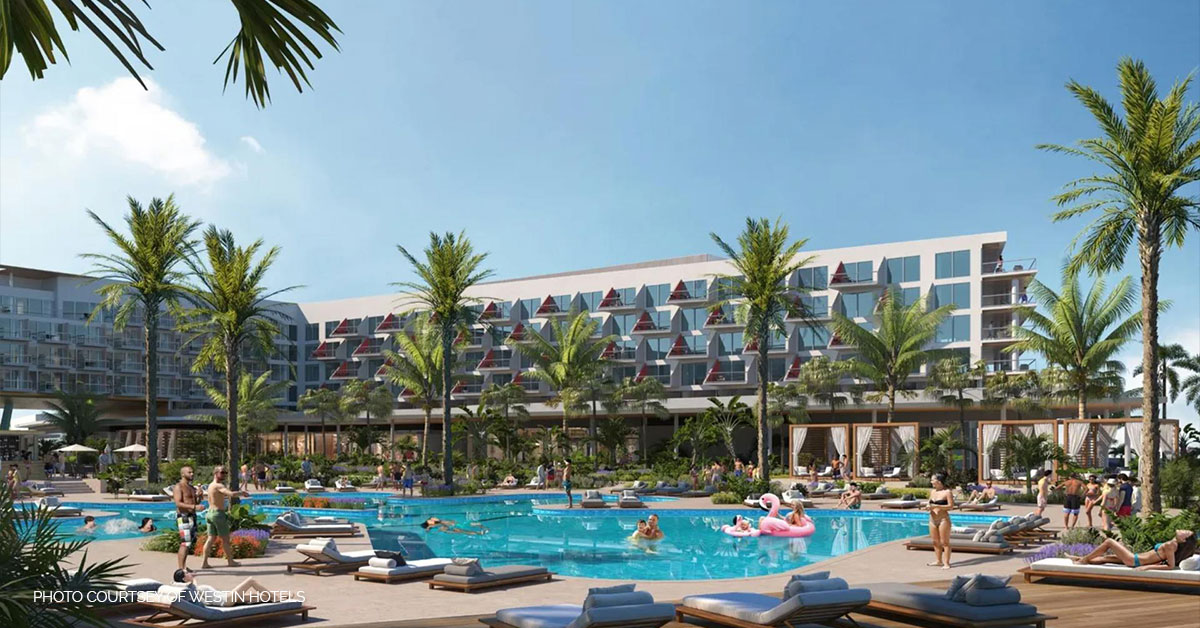 pool rendering Westin Hotels